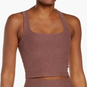 Beyond Yoga SpaceDye Square Neck Tank – Sienna Heather – XL